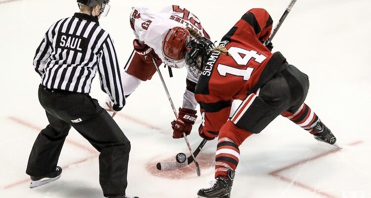 sports psychologist Denver CO female hockey players puck drop on ice